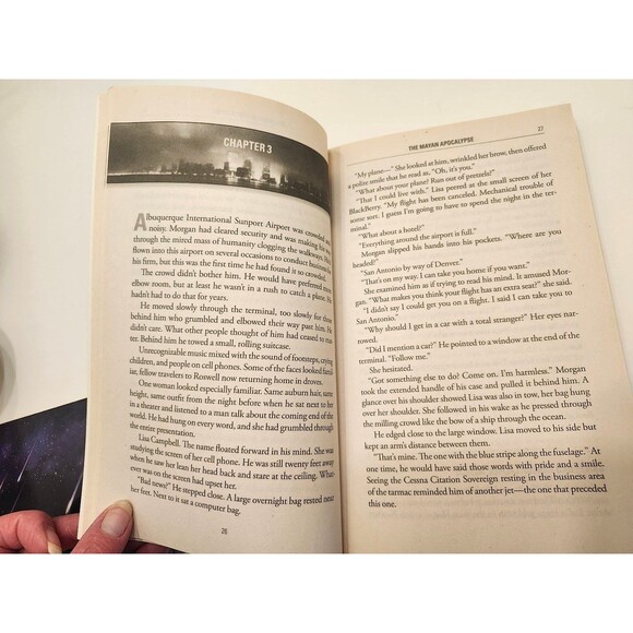 The Mayan Apocalypse Hitchcock Gansky 2010 Paperback Fiction Harvest House - Picture 9 of 16